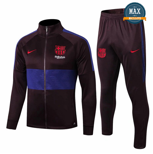 Veste Survetement Barcelone 2019/20 Col Haut