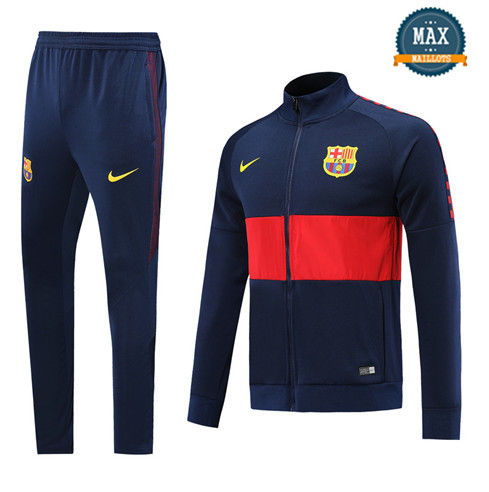 Veste Survetement Barcelone 2019/20 Rouge/Bleu Marine