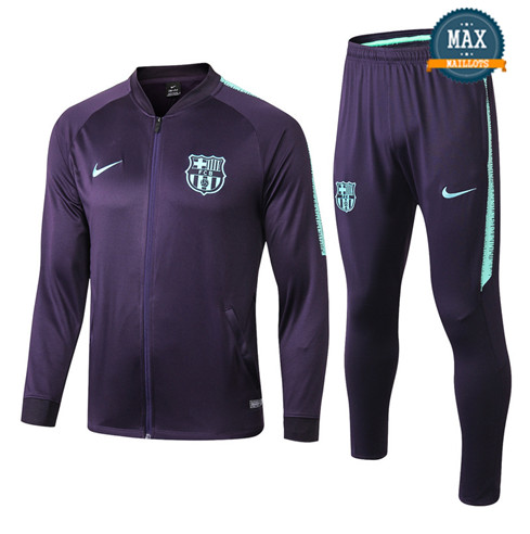 Veste Survetement Barcelone 2019/20 Bleu Marine