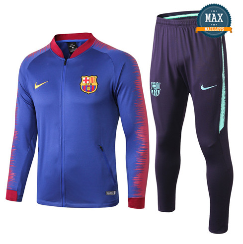 Veste Survetement Barcelone 2019/20 Bleu