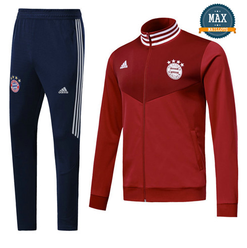 Veste Survetement Bayern Munich 2019/20 Rouge