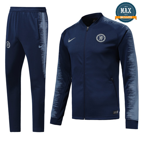 Veste Survetement Chelsea 2019/20 Bleu Marine Strike Drill