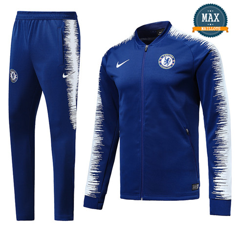 Veste Survetement Chelsea 2019/20 Bleu Strike Drill