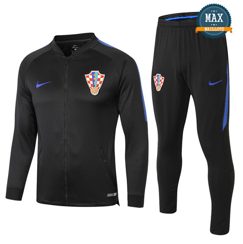 Veste Survetement Croatie 2019/20 Noir