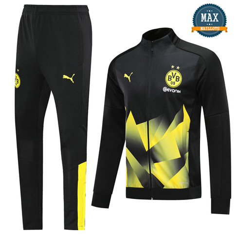 Veste Survetement Borussia Dortmund 2019/20 NoirJaune