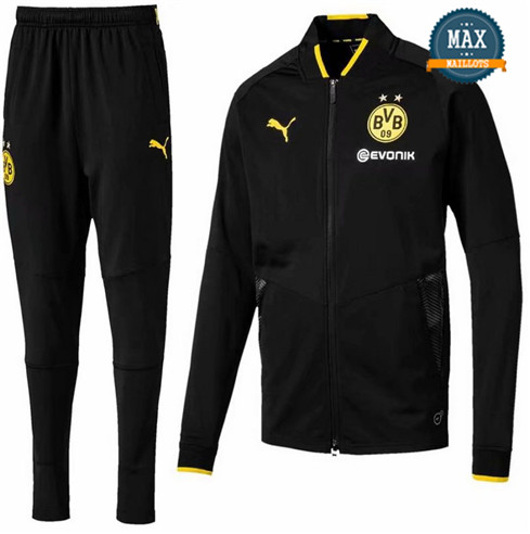 Veste Survetement Dortmund 2019/20 Noir