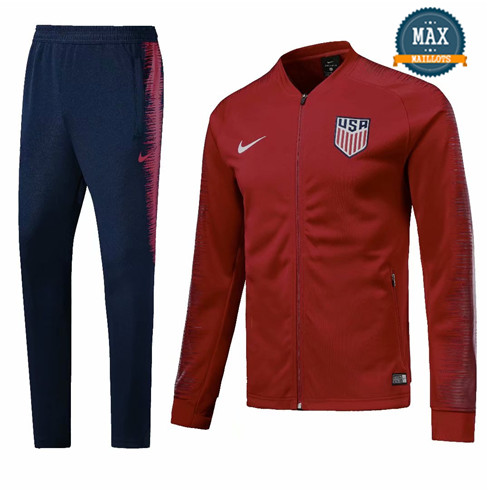 Veste Survetement Etats-Unis 2019/20 Rouge