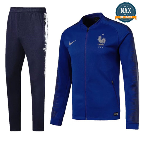 Veste Survetement France 2019/20 Bleu