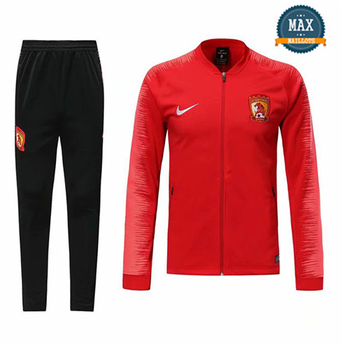 Veste Survetement Guangzhou Evergrande 2019/20 Rouge