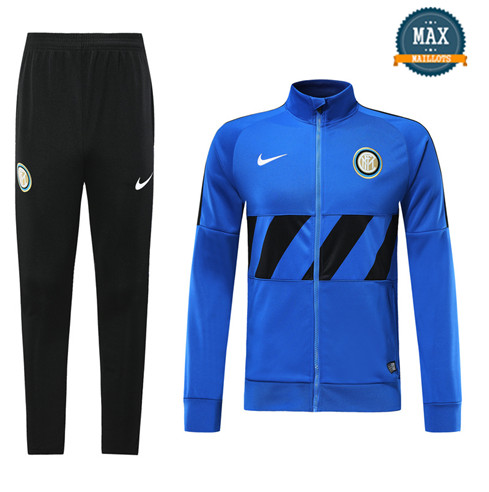 Veste Survetement Inter Milan 2019/20 Bleu + Short Noir