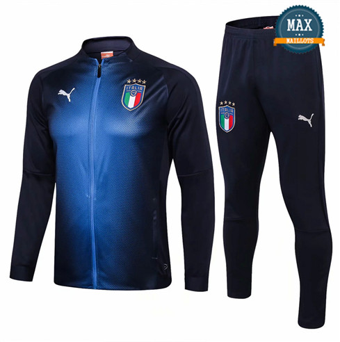 Veste Survetement Italie 2019/20 Bleu Marine