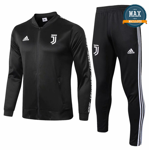 Veste Survetement Juventus 2019/20 Noir col bas