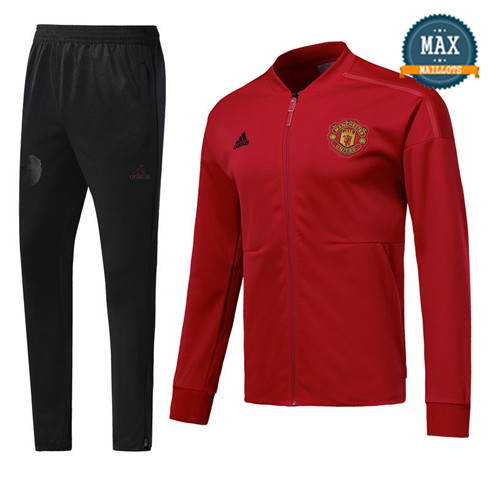 Veste Survetement Manchester United 2019/20 Rouge