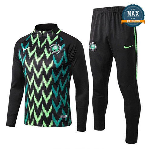 Veste Survetement Nigeria 2019/20 Noir