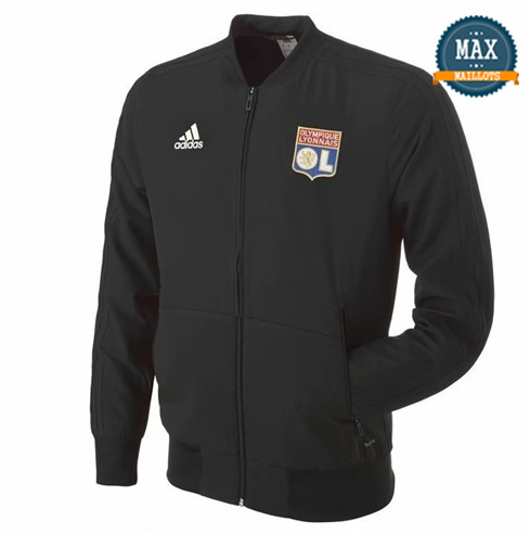 Veste Survetement Lyon 2019/20 Noir