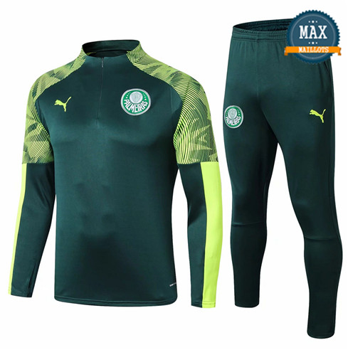 Survetement Palmeiras 2019/20 Vert sweat zippé