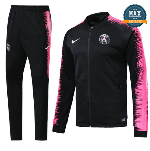 Veste Survetement PSG 2019/20 Noir Strike Drill