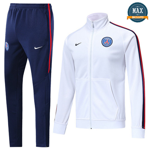 Veste Survetement PSG 2019/20 Blanc