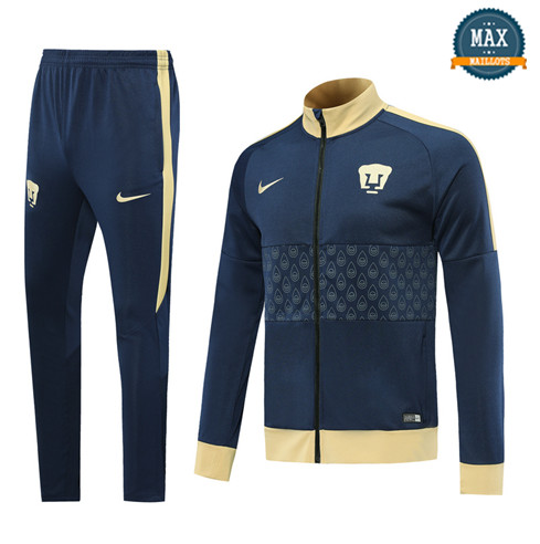 Veste Survetement Pumas UNAM 2019/20 Bleu Marine