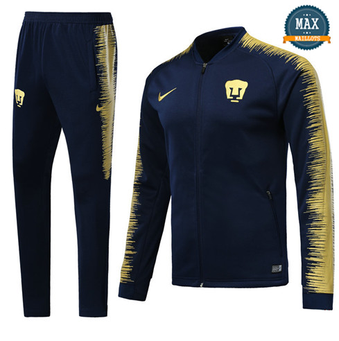 Veste Survetement Pumas UNAM 2019/20 Bleu Marine Strike Drill