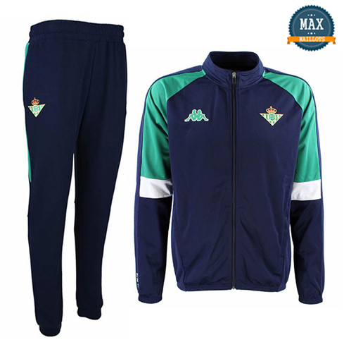 Veste Survetement Real Betis 2019/20 Bleu Marine/Vert