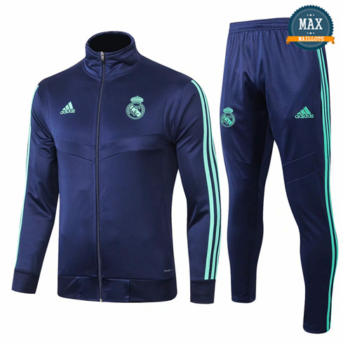 Veste Survetement Real Madrid 2019/20 Bleu Marine