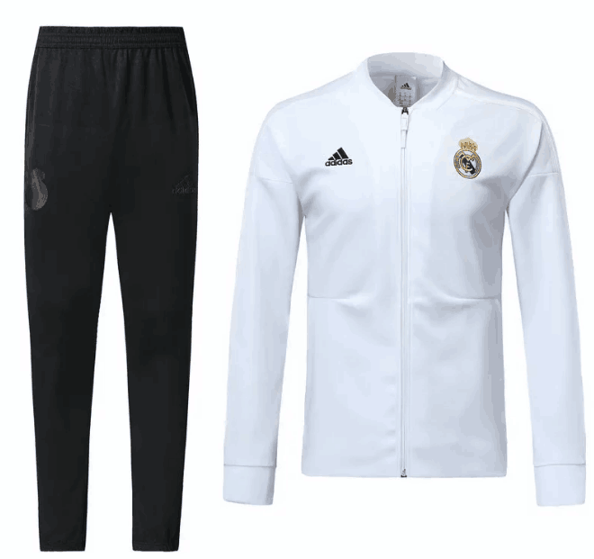 Veste Survetement Real Madrid 2019/20 Blanc