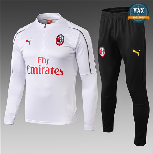 Survetement Enfant AC Milan 2019/20 Blanc