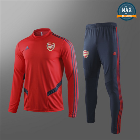 Survetement Arsenal Enfant 2019/20 Rouge/Bleu