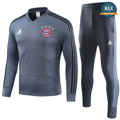 Survetement Enfant Bayern Munich Champions League 2019/20 Gris