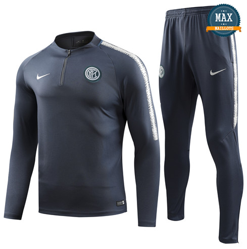 Survetement Enfant Inter Milan 2019/20 Gris Fonce