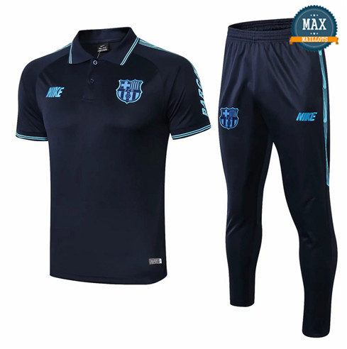 Maillot Polo Barcelone 2019/20 Training Bleu Marine