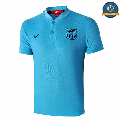 Maillot Polo Barcelone Bleu 2019/20 Col V