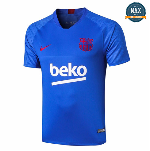 Maillot Barcelone 2019/20 Pré-Match Bleu Col V