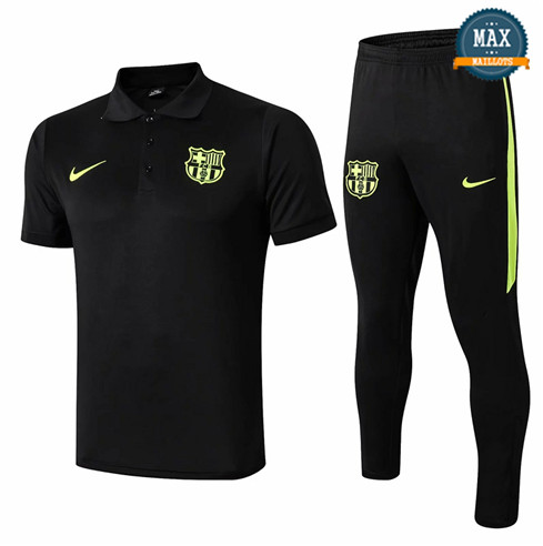 Maillot Polo + Pantalon Barcelone 2019/20 Noir