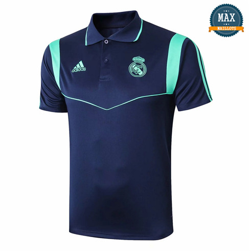 Maillot Polo Real Madrid 2019/20 Training Bleu Marine