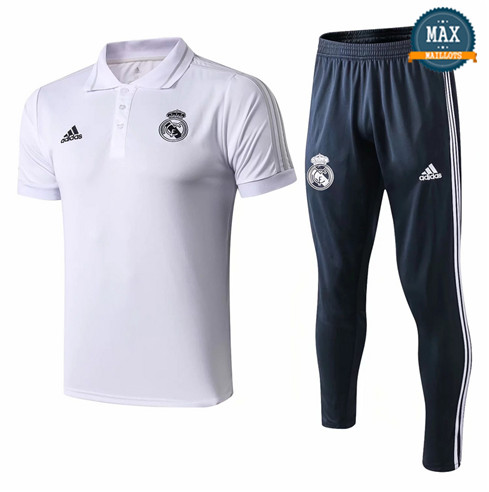 Maillot Polo Real Madrid 2018/19 Training Blanc