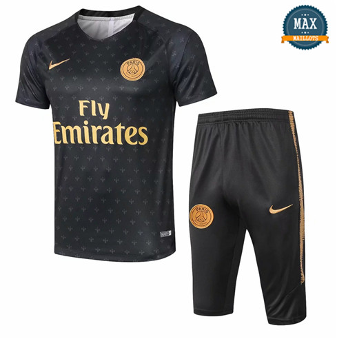 Maillot PSG 2018/19 Training Noir/Or