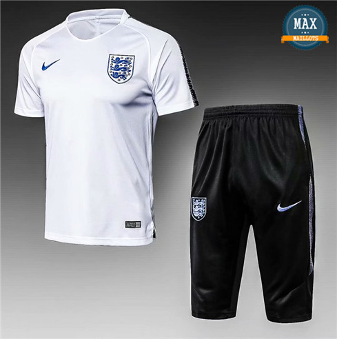 Maillot + Pantalon Angleterre 2018/19 Training Blanc