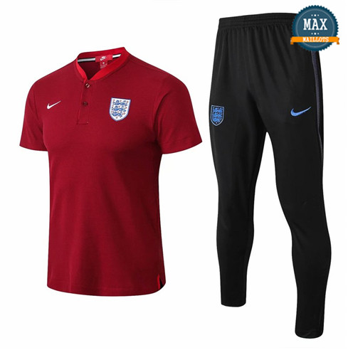Maillot Polo + Pantalon portugal 2018/19 Training Rouge