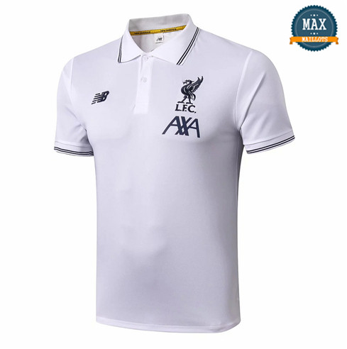 Maillot Polo Liverpool 2019/20 Training Blanc