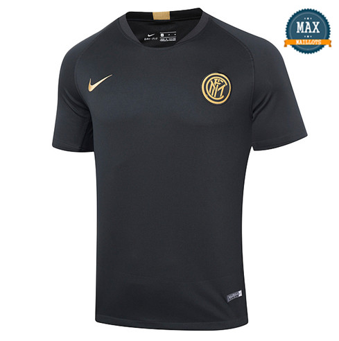 Maillot Inter Milan 2019/20 Training Noir Col V