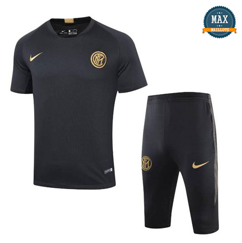 Maillot + Pantalon Inter Milan 2019/20 Training Noir Col V