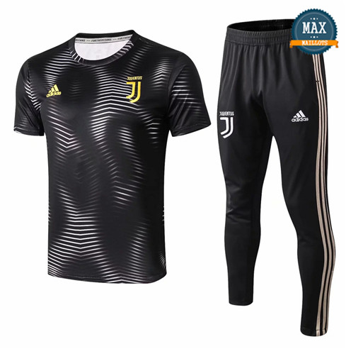 Maillot Juventus 2019/20 Training Noir barré