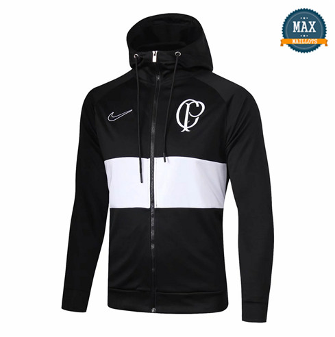 Veste à Capuche Corinthiens 2019/20 Noir
