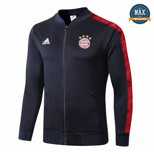 Veste Bayern Munich 2019/20 Bleu Marine col bas