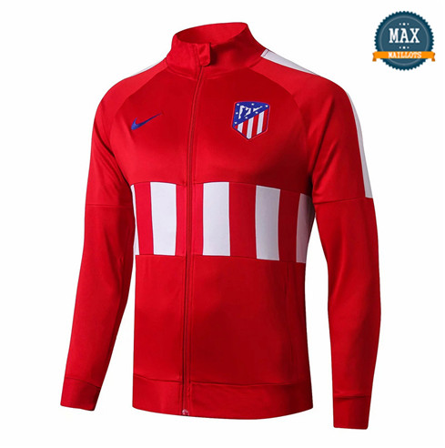 Veste Atletico Madrid 2019/20 Rouge Noir Col Rond