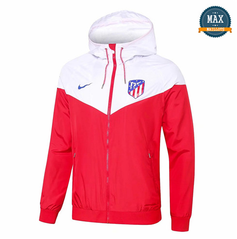 Coupe vent à Capuche Atletico Madrid 2019/20 Rouge/Blanc