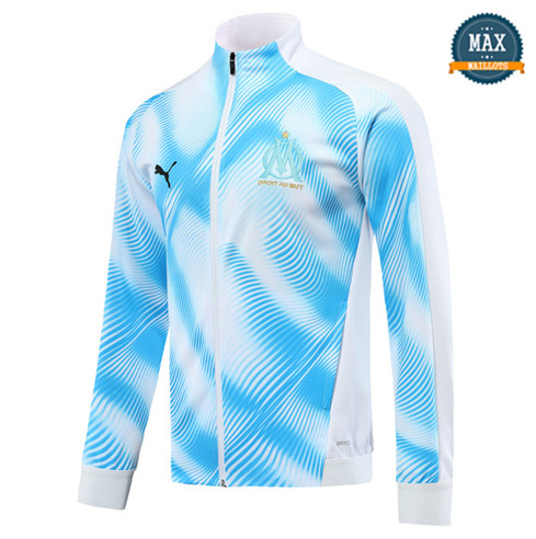 Veste Marseille 2019/20 Bleu Ciel/Blanc