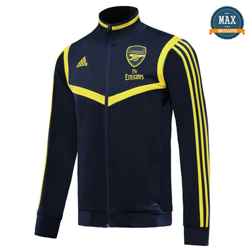 Veste Arsenal 2019/20 Bleu Marine/Jaune Col Haut